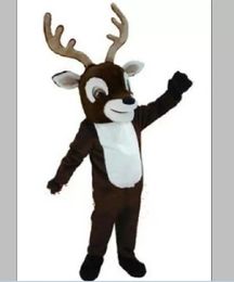 2022 NIEUW HOGE KRAST -Kerst herten Elk Furry Mascot -kostuum feestjurk Outfits Kleding Carnaval Adult unisex fursuit