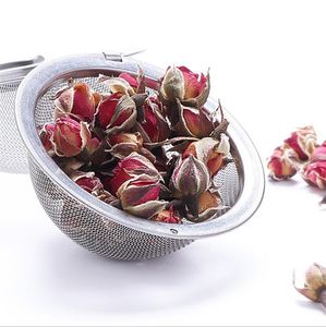 2022 nouvelle passoire à thé de haute qualité 304 en acier inoxydable théière infuseur maille filtre à billes avec chaîne outils de fabrication de thé