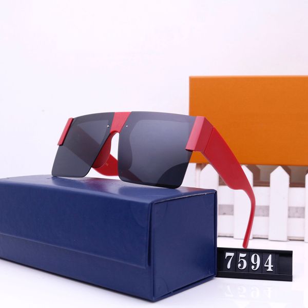 2022 Nuevas gafas de sol de moda cuadradas para hombres súper calientes INS con caja