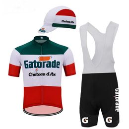 2022 Nouvelle Italie Gatorade Pro Bicycle Team Maillot à manches courtes Ciclismo Maillot de cyclisme pour hommes Été respirant Cyclisme Clothin289F