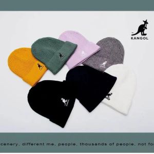 2022 Nieuwe KANGOL roest gemarkeerde meloen cap beanie veelkleurige warme wollen muts voor mannen en vrouwen koppels zeer goed