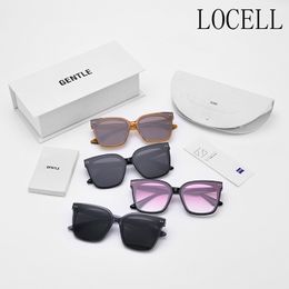 2023 Nouvelles lunettes de soleil de luxe coréennes Femmes Marque GM Designer Lunettes de soleil Hommes Lo Cell Tendance Lunettes de soleil polarisées UV400 et boîte d'origine