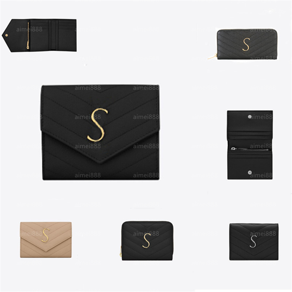 2022 новый L сумка бумажник Высококачественный женский кошелек мужской чистый высококачественный роскошный дизайнер S кошелек с коробкой