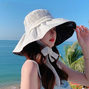 2022 nouveaux chapeaux en dentelle pour femmes casquette de pêcheur stocks crème solaire parasol printemps et été automne casquette de plage Panama chapeaux S68