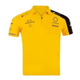 2022 nueva camiseta con solapa top verano F1 racing polo suit mismo custom213B