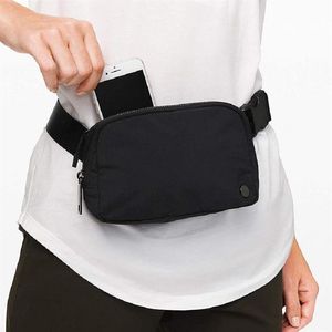 2022 Nieuwe Lu Yoga Belt Bag Fanny Pack Dames Sports Outdoor Messenger Taille Bag 1L Capaciteitsontwerper Fitness Supplies met BR270D