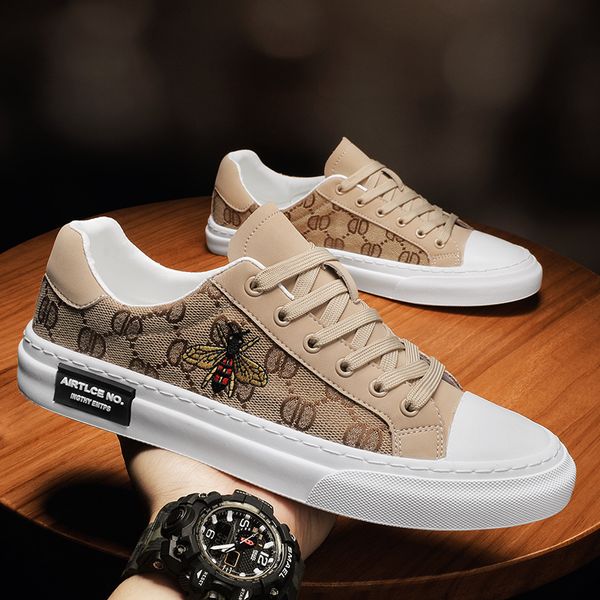 2022 nouvelle marque de luxe hommes baskets mode printemps hommes chaussures appartements plate-forme chaussures décontractées pour femmes PU confortable chaussures de marche