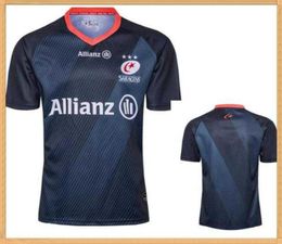 2022 New Men039s T-shirts xk0i 2019 Saracens Home Rugby Jersey7767085