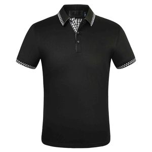 Polo à manches courtes pour homme, vêtement de marque, à revers, en coton brodé, de haute qualité, nouvelle collection 2022