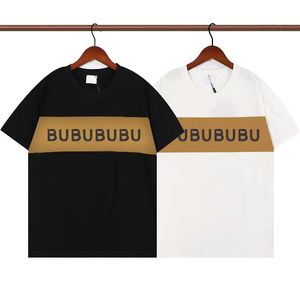 2022 Nouveaux hommes designer t-shirt été couples vêtements de haute qualité BU manches courtes classique lettern femmes manches courtes luxes pur coton tendance vêtements de plein air