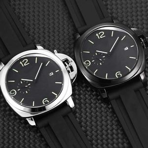 2022 Nieuwe Heren Horloge Automatische Uurwijzer Quartz Horloge Night Glow Roestvrij Staal Mode Hoge Kwaliteit Lederen Band W2413