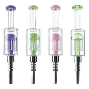 2022 Nieuwe mini -waterpijp nectar collector kits rookpijpen concentreren stro 14mm gewricht