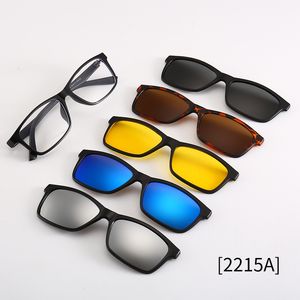 2022 nouveau miroir magnétique Attraction lunettes de soleil polarisées 6 Iin 1 Clip cyclisme lunettes éblouissant Polaroid hommes lunettes de soleil femmes