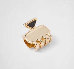 Nieuwe P-Letters Triangle klemmen vrouwen haar sieraden goud zilveren kleuren metaalontwerpers klem voor meisjes zijclips p098