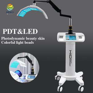 2023 Nuevo Pdt 7 colores Lámpara de fotones de luz LED Máquina de terapia infrarroja de belleza para rejuvenecimiento de la piel facial