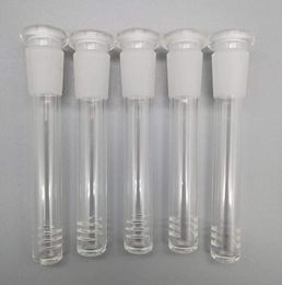 2022 new Pipe 14.5mm 18.8mm Female 14mm 18mm Thick Glass Downstem Diffuser Glass Down Stem for Smoking Pipes Bongs