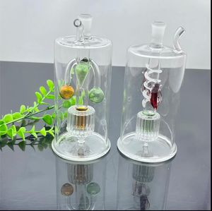 Pipe à fumer bols à narguilé de voyage, bouteille d'eau en verre classique faite à la main avec plusieurs styles