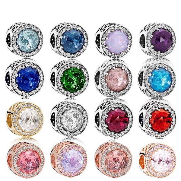 Nuevo popular s925 cuentas plateadas multicolor clásico diy original pandora joyería para mujer accesorios de moda