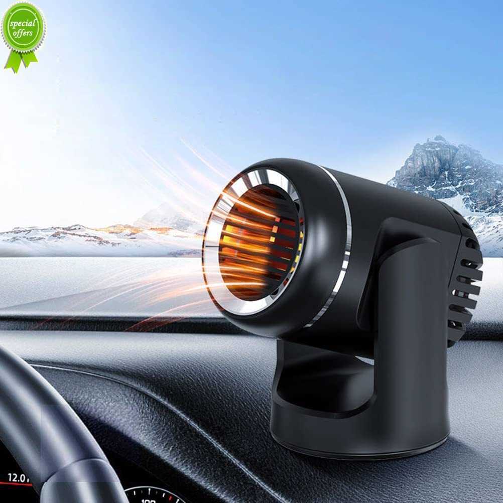 2022 New Portable Car Heater Energy saving Fast Heating Quickly Defroster Demister 2 in 1 Heater Fan Combo with 360 Degree Base