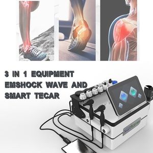 2022 Nieuwe Draagbare Smart Tecar CET RET EMS Shock Wave Therapy Machine voor Pijnverlichting ED Behandeling Body Fat Burn