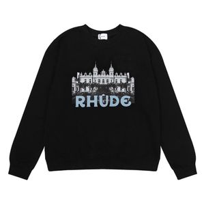 2022 Nieuwe print Hooggewicht Katoen Terry Crew Neck Sweatshirt58611927550086