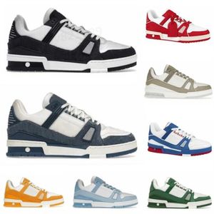 2022 Nouvelles baskets d'impression personnalisées hommes chaussures de sport gris orange rouge chaussure de formation formateur sauvage plate-forme de skate basse classique luxe 39-44 zg30