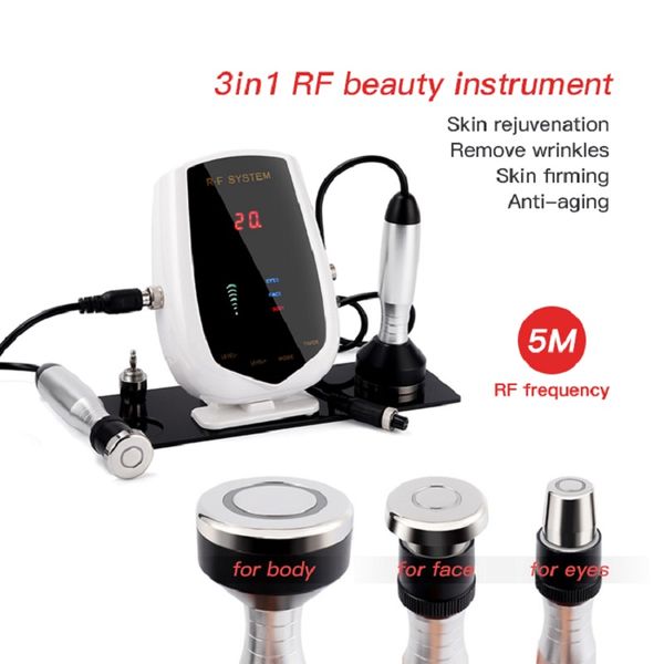 Máquina multifuncional de terapia por radiofrecuencia, instrumento de belleza de la piel RF para adelgazar cara, ojos y cuerpo, producto nuevo de 2022 (LW-113)