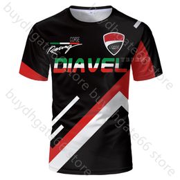 2023 Nieuwe Racing Team Formule 1 Korte t-shirts Moto voor Ducati Corse Motorrijden Ademende kleding Rode truien vervagen niet 861j