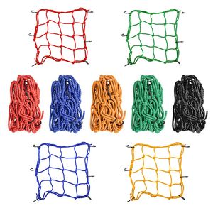 2022 Nouveau Réfléchissant MOTO Casque Mesh Net Moto Bagages Net De Protection Engrenages Bagages Crochets Motocross Moto Cyclisme Sport Vélo Accessoires Organisateur