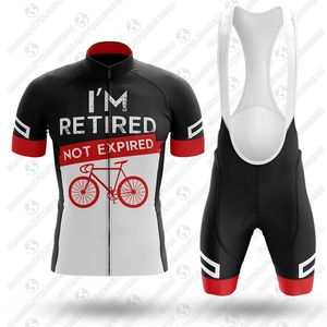 2024 Nouveau maillot de cyclisme à la retraite non expiré 19D short de vélo ensemble Ropa Ciclismo MENS été séchage rapide maillot de vélo bas vêtements