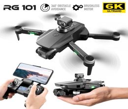 Drone à moteur sans balais RG101 Max, avion à quatre axes, GPS HD, photographie aérienne 6K, faible puissance, retour 2022, RG101 Max, 9651555