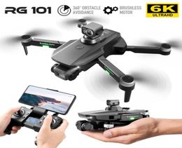 2022 Nuevo RG101 Evitación de obstáculos máximo GPS GPS HD Pogografía Aerial 6k Dron sin escobillas Dron Baja potencia Return7088400