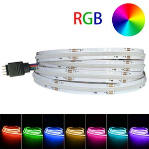2022 NIEUWE RGB COB LED Strip 24 V 840LEDS / M Zachte flexibele COBT-tape voor binnenhuisinrichting Verlichting