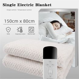 2022 Nieuwe zachte comfortabele elektrische deken regenboog RUIANBAO 150x80 cm verdikte flanellen kussen verwarmingsbed mat lichaam warmer ce certificering 230V EU -plug