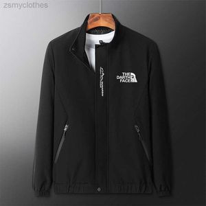 Nueva chaqueta de primavera y otoño para hombre, cuello levantado, tendencia informal, chaqueta extragrande con estampado de CARA DE DARTH