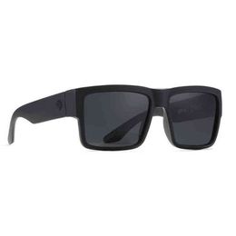 2022 Nieuwe SPY HD Gepolariseerde Zonnebril Voor Mannen Sportbrillen Vierkante Zonnebril Vrouwen UV400 Oversized Bril Spiegel Zwart Shades y290W