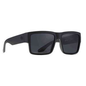 2022 Nuevas gafas de sol polarizadas SPY HD para hombres Gafas deportivas Gafas de sol cuadradas Mujeres UV400 Gafas de gran tamaño Espejo Tonos negros Y220421