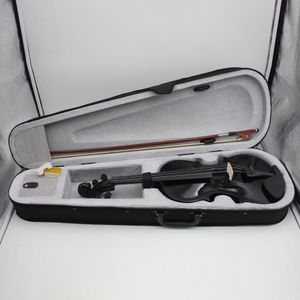 2022 nuevo instrumento de cuerda violín 4/4 madera maciza teñida violín de plástico negro instrumento musical de reproducción profesional