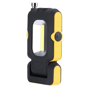 2022 nouvelle lampe de poche à aimant fort COB LED 3 Modes à piles lampe de travail aimant Mini éclairage lampe torche à LED