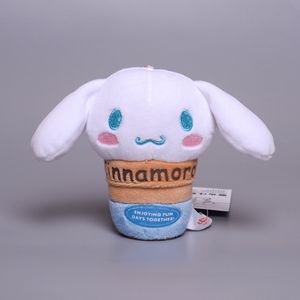 2022 nuevos animales de peluche de juguete 12Cm japonés lindo nuevo cono de helado de dibujos animados serie yugui perro doble estrella juguetes de peluche muñeca colgante