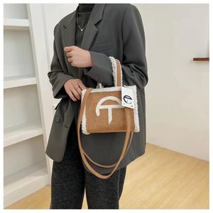 2023 NIEUWE T Winter F Bag Luxury Brand Mini kleine vierkante tas handtas suede harige messenger designer tassen