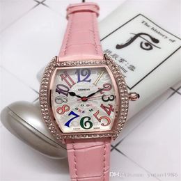 2022 NOUVEAU Top Qualité Femmes Montres Blanc FM Montre Femmes Noir Mode Quartz Lady Diamant Mode Montres Top Swiss Watch1892