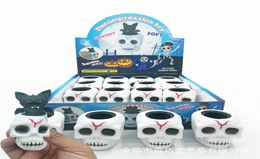 2022 Nouveau jouet Halloween Ghost Squeeze Skull TPR Bat Ghost Cup Toys Anti-stress Stress Stress Relief Gift Children Adults8092497