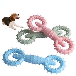 2022 Nieuwe TPR Ring Pull Dog Chew Toy Pet Chew Toy Molar Stick Interactief hondenspeelgoed