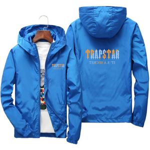 2022 Neue bedruckte Jacken der Marke TRAPSTAR Herren-Expeditions-Gelehrtenjacke Outdoor-Bekleidungsjacke Windjacke Asiatische Größe M-7XL