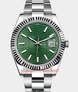 2022 nouvelle version montres-bracelets pour hommes 41mm cadran vert jaune 126333 126300 126331 automatique mécanique deux tons or bracelet en acier inoxydable hommes montres Montres