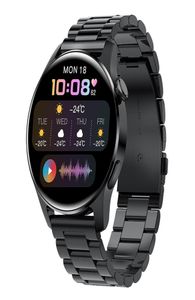 2022 Nieuwe draagbare technologie en volwassenen Smart Watch Heren Waterdicht Sport Fitness Tracker Weerweergave Bluetooth Oproep Smartwatch voor HUAWEI Android IOS3199731