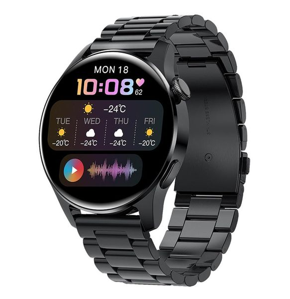 2022 Nueva tecnología portátil y adultos Smart Watch Men impermeables Sport Fitness Tracker Weather Display Bluetooth Call Smartwatch para Huawei Android iOS3874673