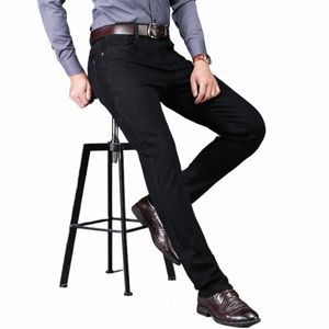2022 Nouveaux hommes d'hiver Cott Casual Cott Denim Jeans de haute qualité Baggy Jeans c8ov #