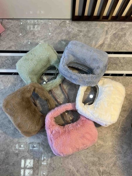 Mini Hobo de luxe en laine pour femmes, doublure sous les aisselles, prépuce, effet tridimensionnel 3D, nouvelle collection 2022